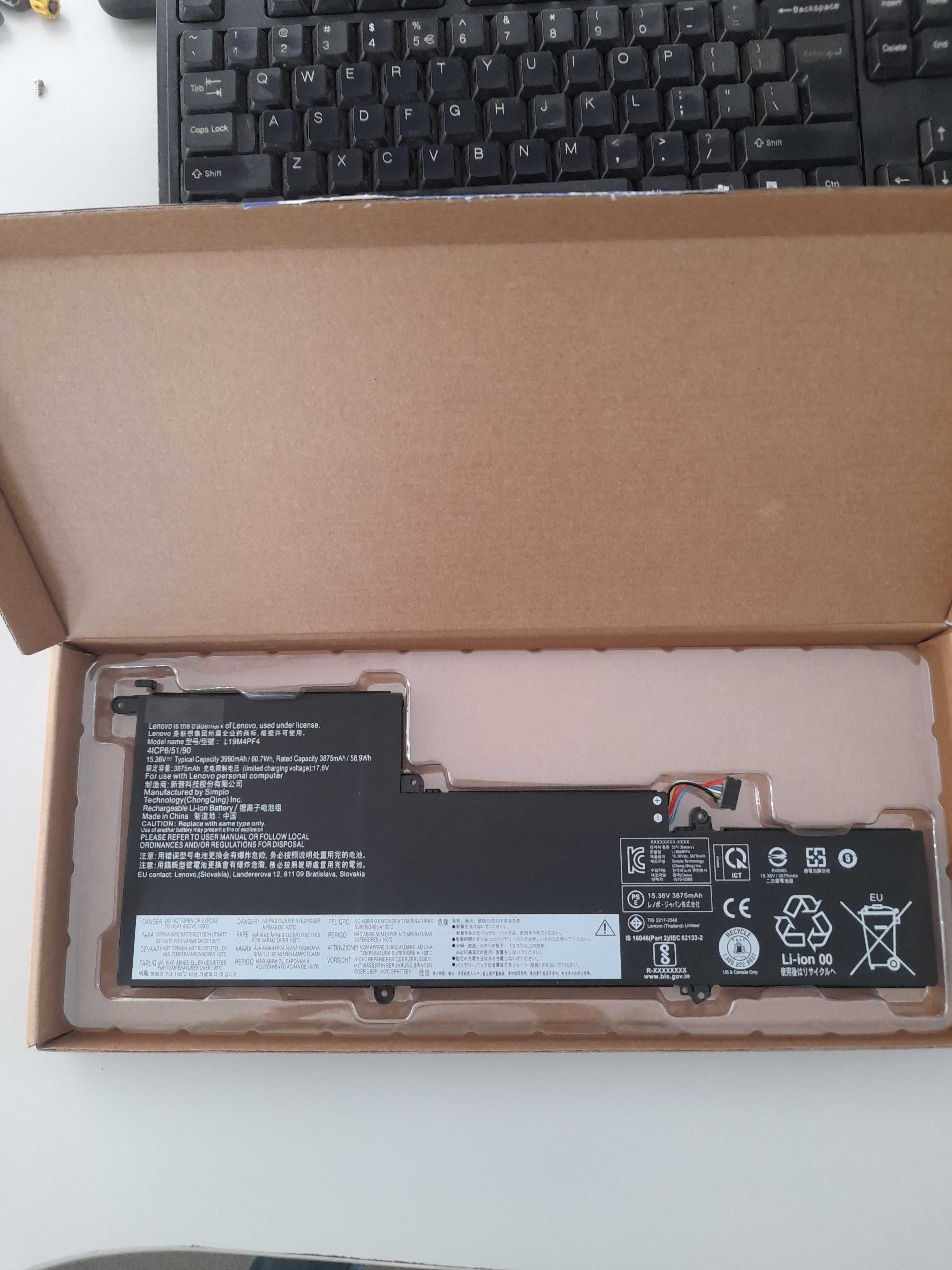 Baterie Laptop Lenovo model L19M4PF4