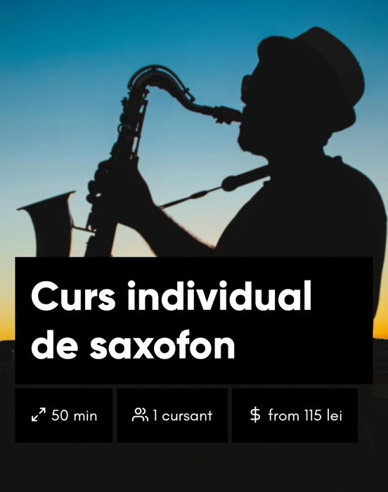 Cursuri individuale si profesionale de saxofon INK Music
