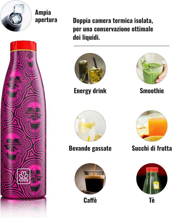 BBOOM Термо бутилка  с двойна стена, вакуумна изолация- 520 милилитра