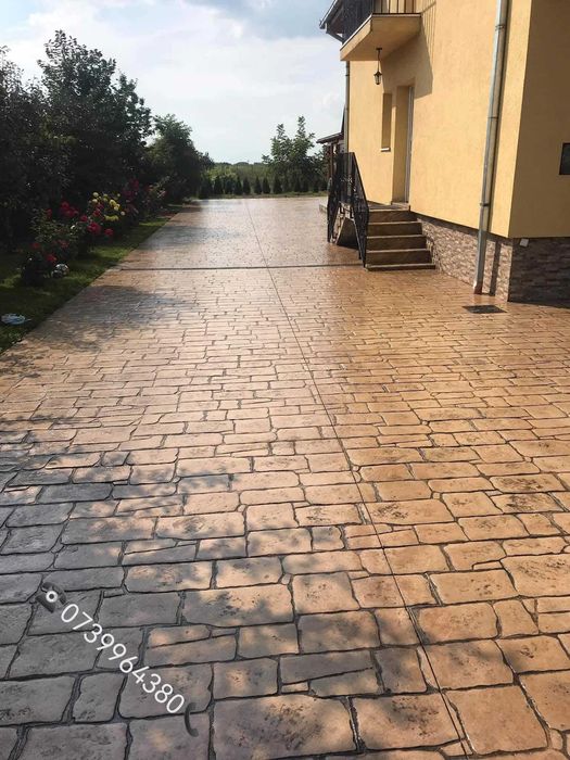 Beton Amprentat Decorativ