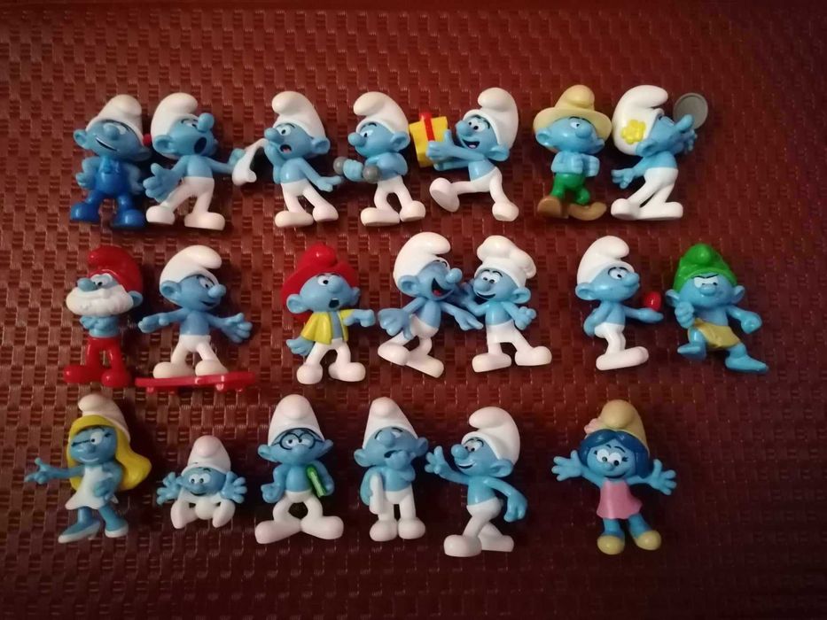 Vand colectie completa strumfi Kaufland - 20 bucati