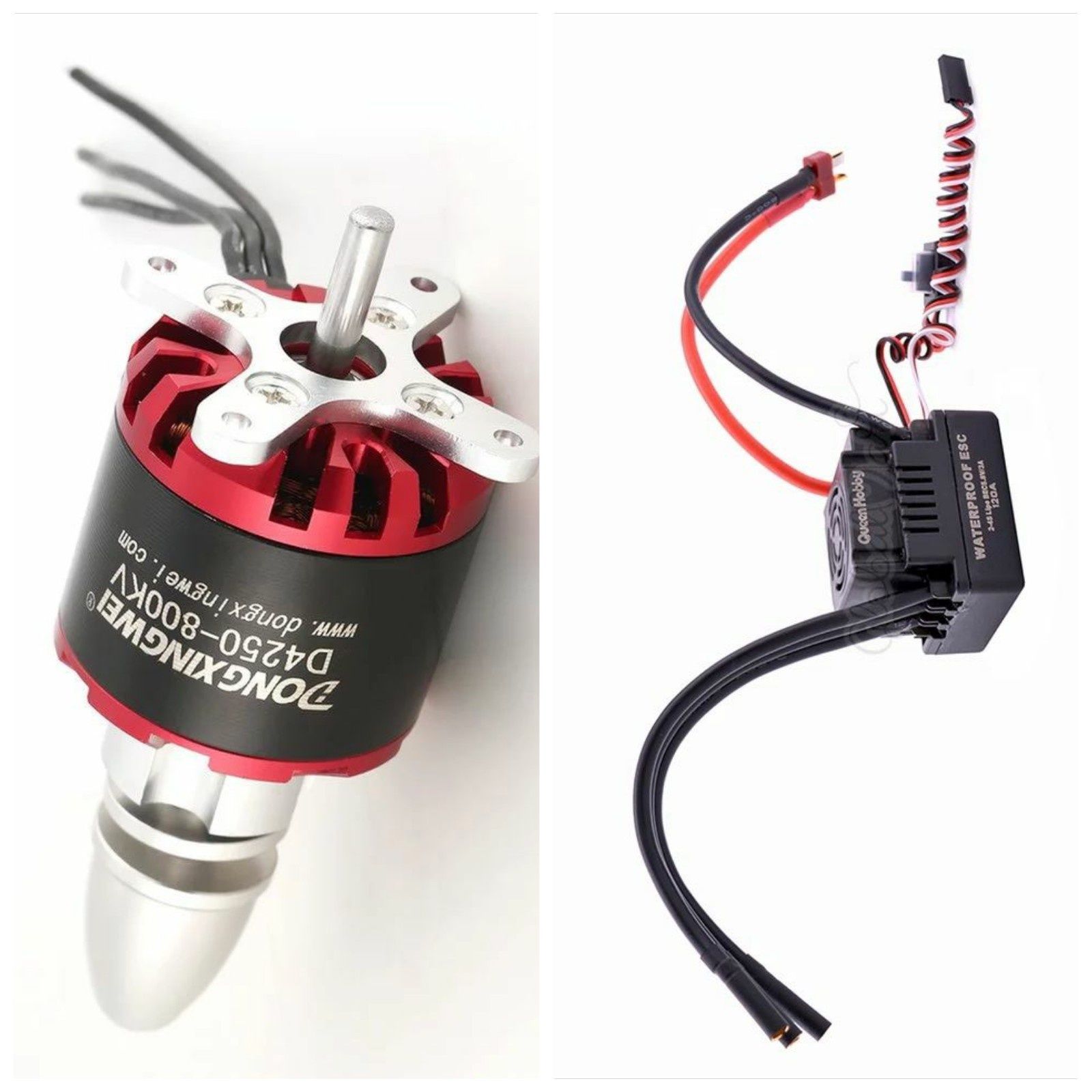 Motor 4250 brushless navomodel si ESC 120A