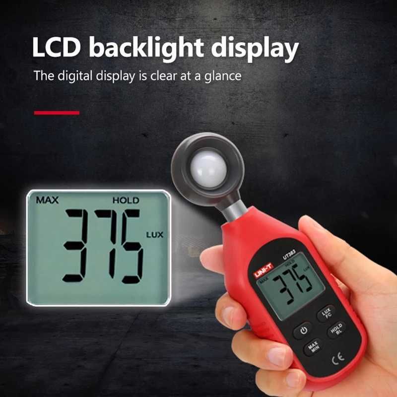 UNI-T UT383 измервател луксметър светломер  lux / light meter светлина