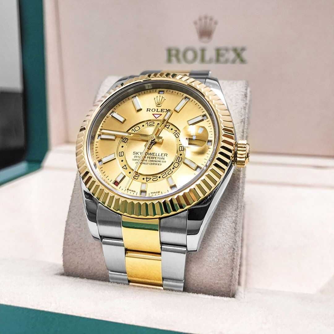 Часовници сребро злато 40mm