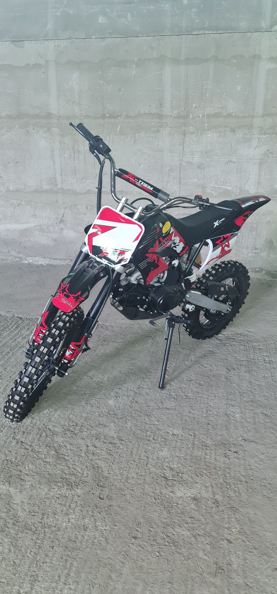 Cross 125cc 17 14 adusa din Germania suspensie reglabila pe gaz