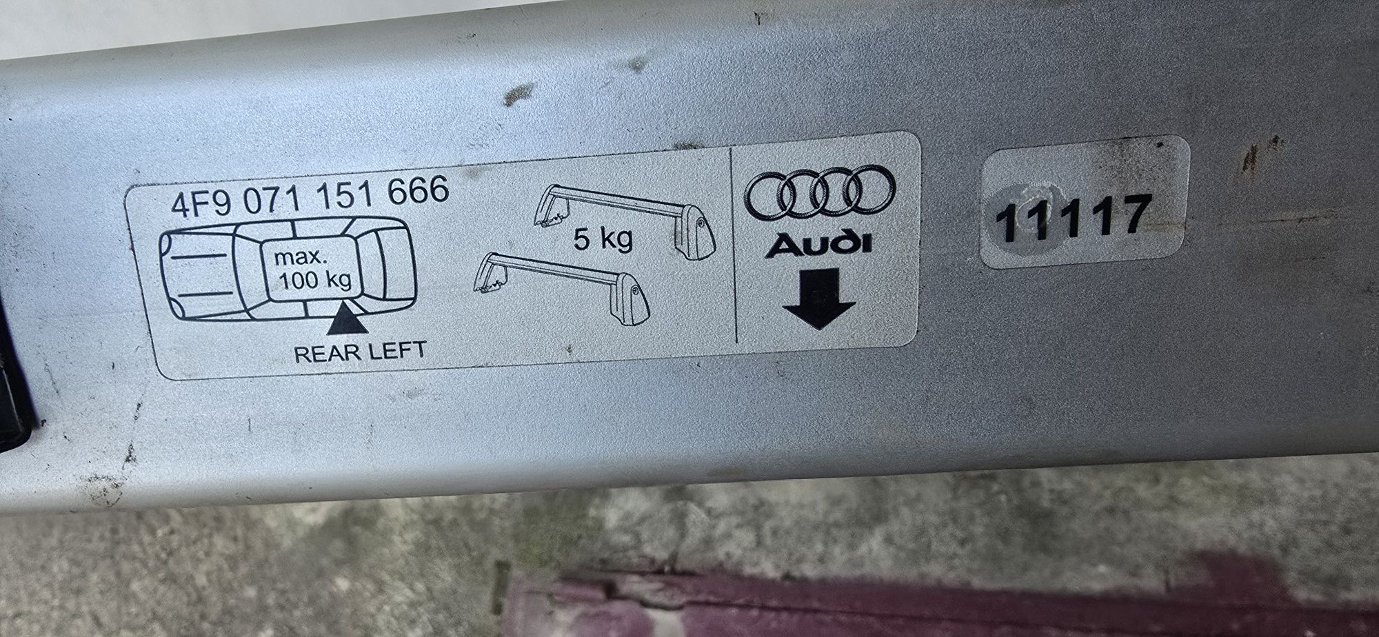 Audi оригинални греди Багажник, куфар за Audi a6 комби.