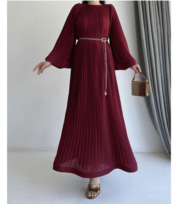 Вечернее платье бордовое. Размер 46-48-50