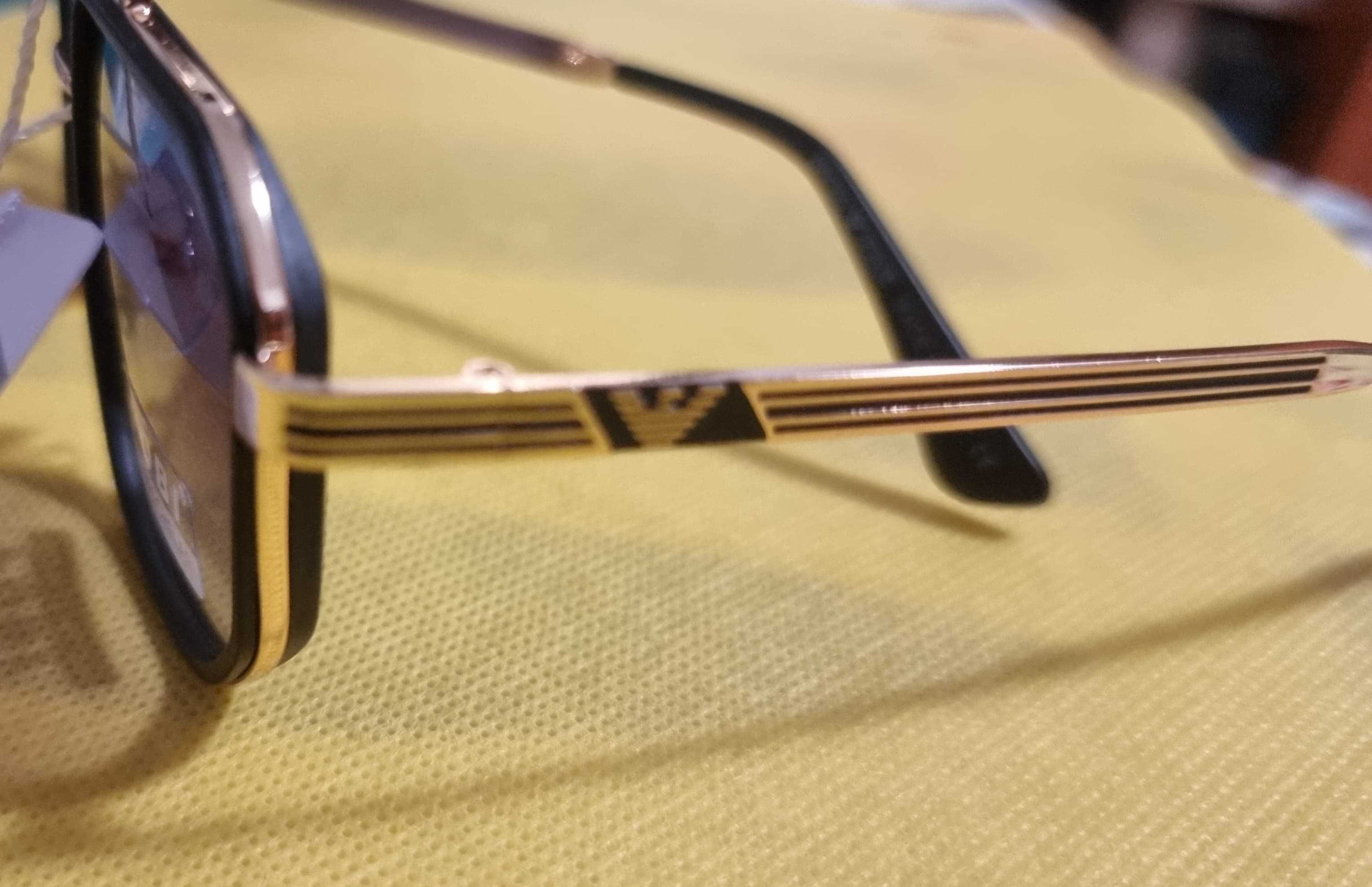 Ochelari de soare Emporio Armani, polarizati, lentile mov degrade