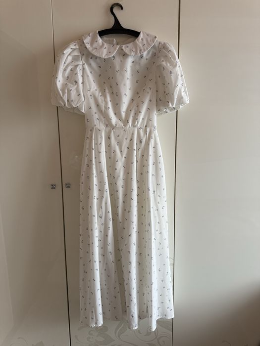 Вечерние белое платья размер S