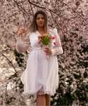 Vand rochie pentru cununie sau botez