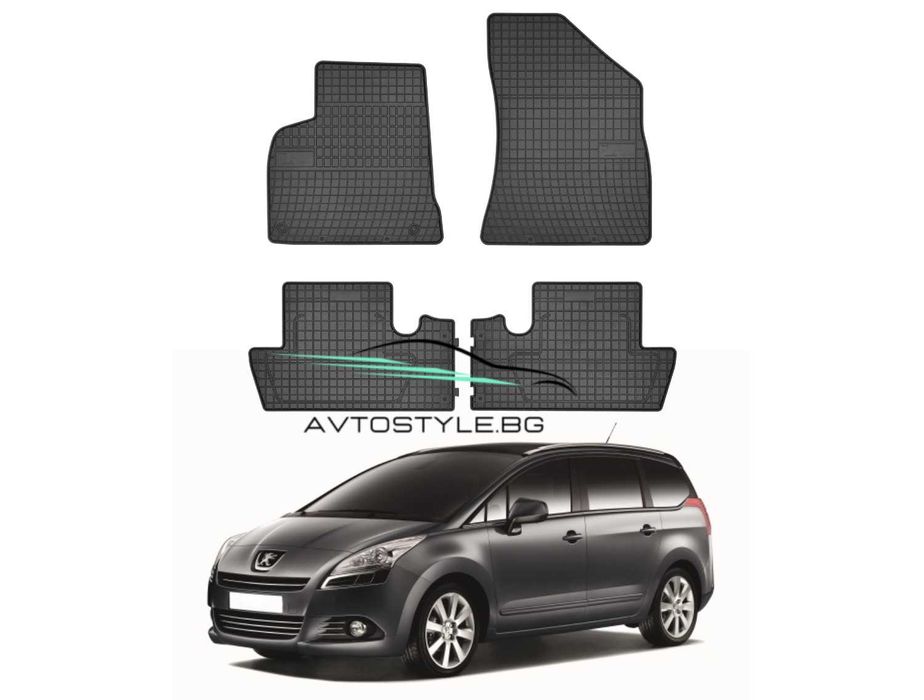 Гумени стелки за Peugeot 5008,2010-2017 г., Frogum - El Toro
