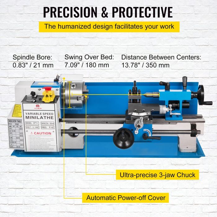 Strung Metal Mini 550W, Viteză Variabilă 50-2500Rpm, 178x356mm