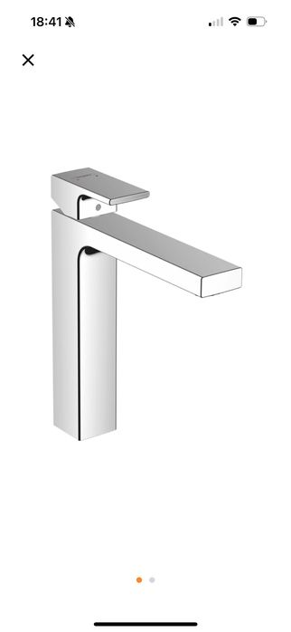 Baterie baie pentru lavoar, Hansgrohe Vernis Shape XL