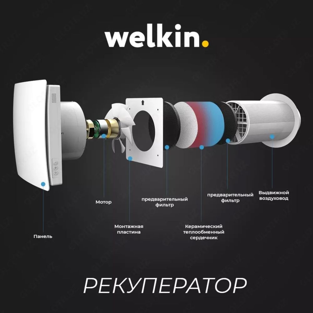 Рекуператор Welkin/ Rekuperator Welkin