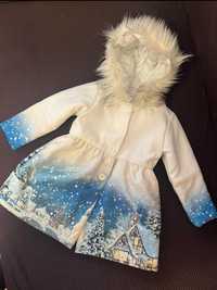 Страхотно детско палто с красива зимна приказка (размер 104 см)