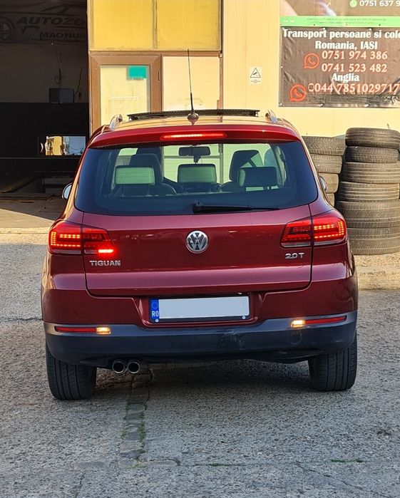 VW Tiguan Facelift,Benzina 2.0,Automat DSG,Piele crem,panoramic!Ocazie
