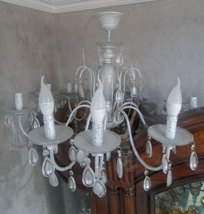 Люстра в гостиную, 10-ти рожковая