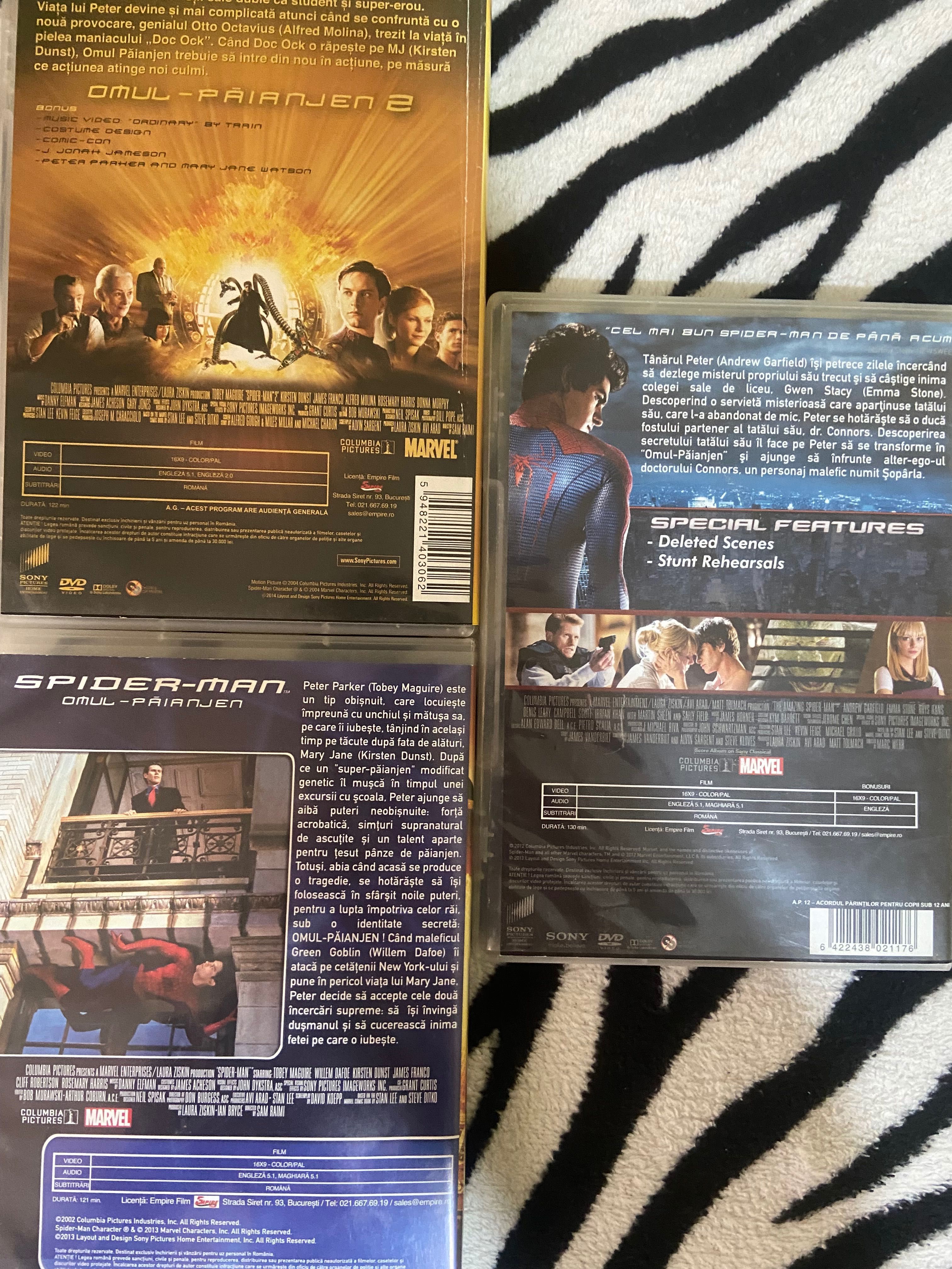 DVD uri cu spider-man