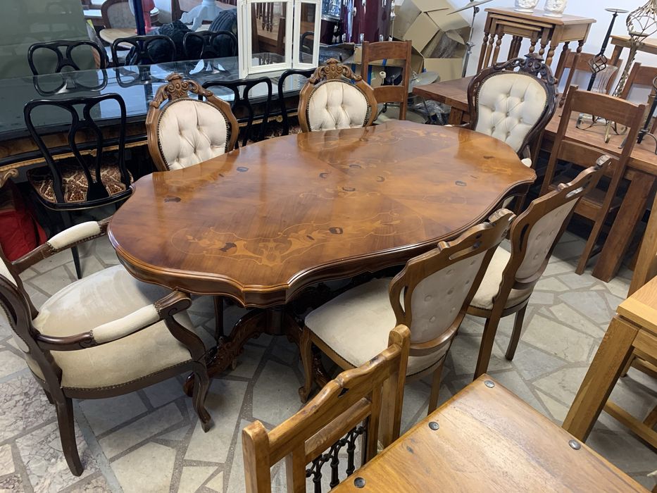 Маса с 6 стола в стил Барок