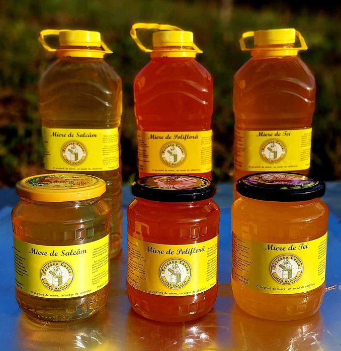 Miere de Albine, Tinctura de Propolis si Polen crud, 100% Naturale