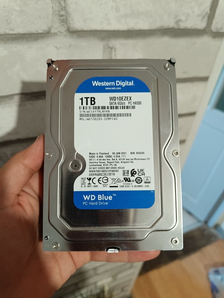 Hard disk, жёсткий диск 1тб