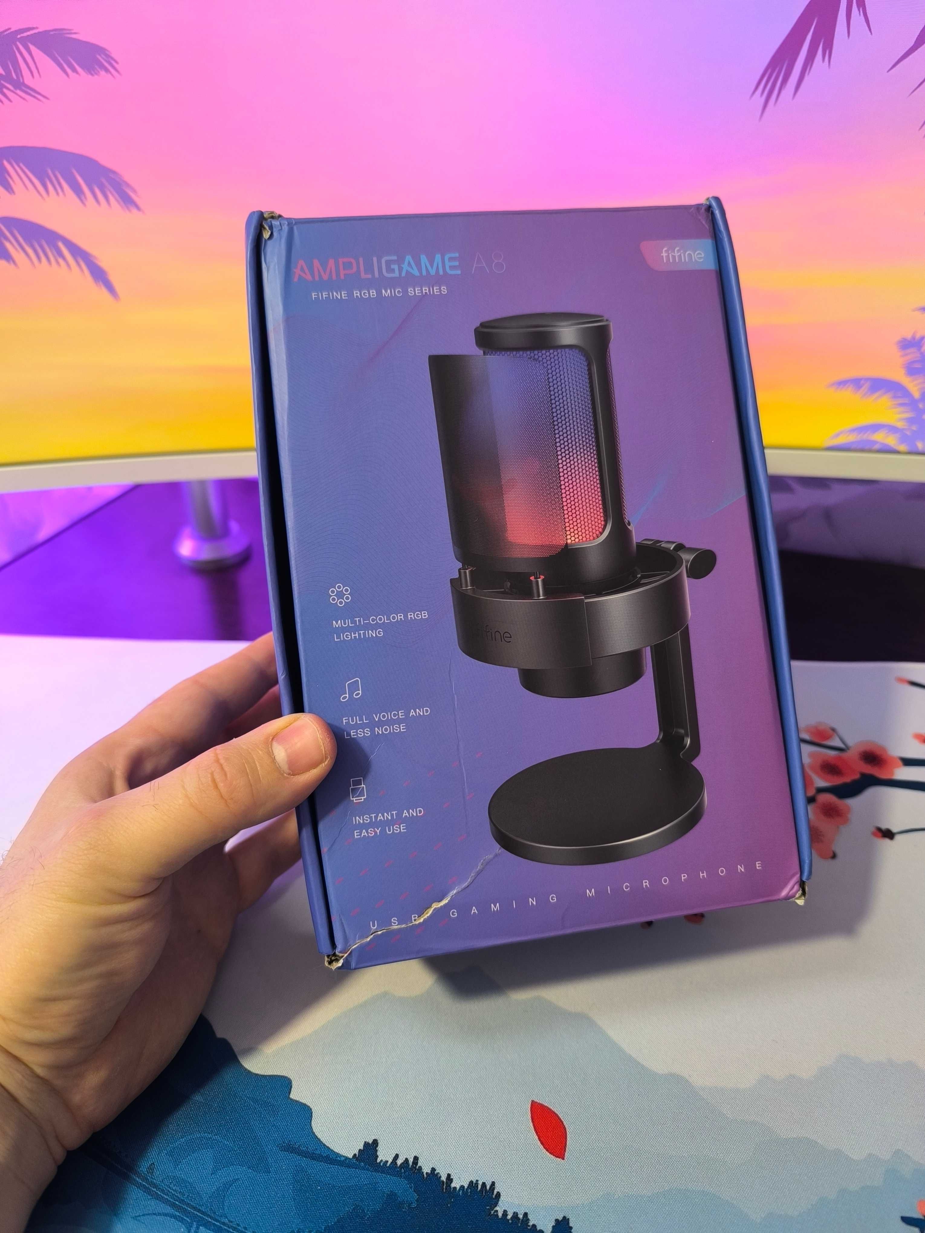 FIFINE A8 Ampligame - Конденсаторный USB-микрофон - Продам