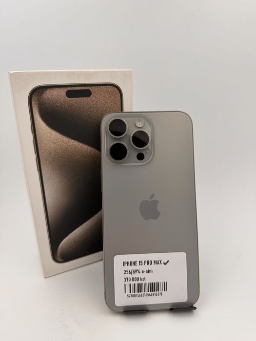 Iphone 15pro max 256gb 89% e-sim