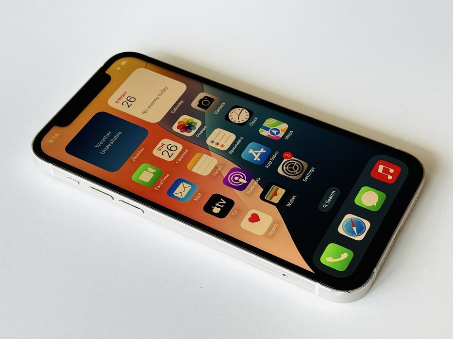 Iphone 12 128GB White 100% Батерия Гаранция 6 месеца