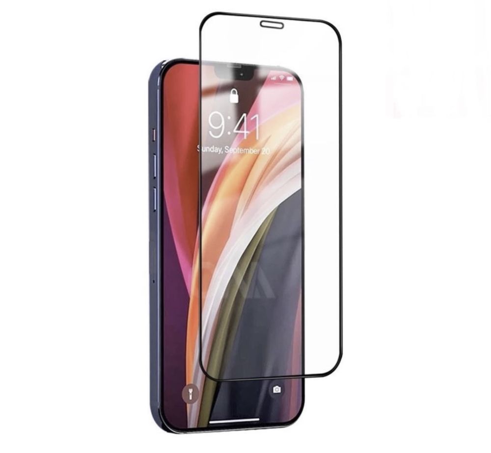Iphone 12/13 Pro Max - Folie Sticla Completa 22D Neagra Privacy