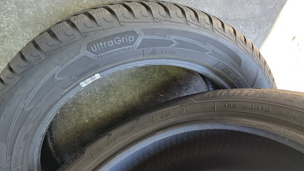 2 anvelope iarnă Goodyear 195/60/18 -transport gratuit