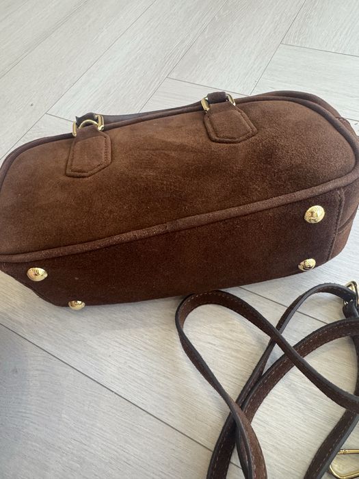 Замшевая сумка miu miu