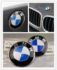 Emblema Sigla Stema Bmw neagra capota/portbagaj