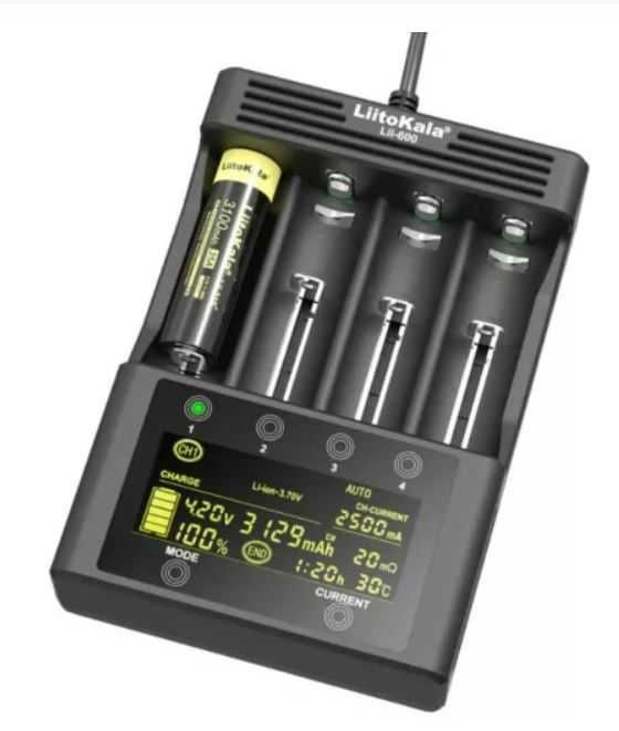 Incarcator LiitoKala Lii-600 18650,AA,AAA,Repara+Tester, Lii-500