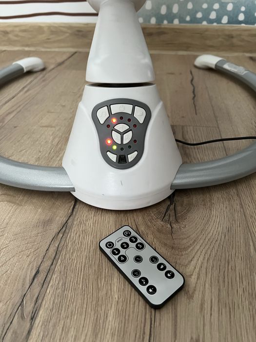 Детска сива електронна люлка Cangaroo Cloud