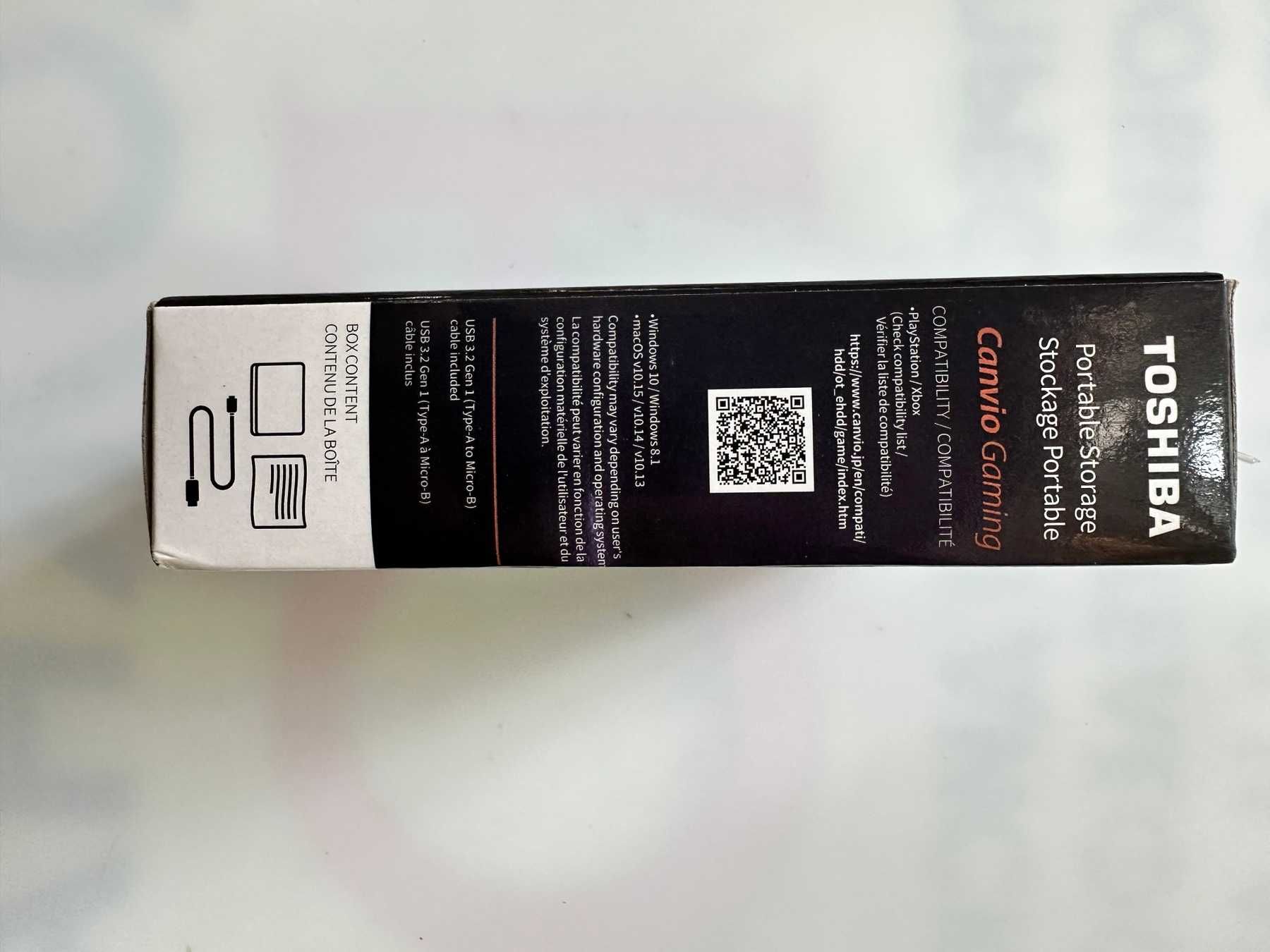 външен хард диск Toshiba Canvio Gaming 2.5" 1TB USB 3.2