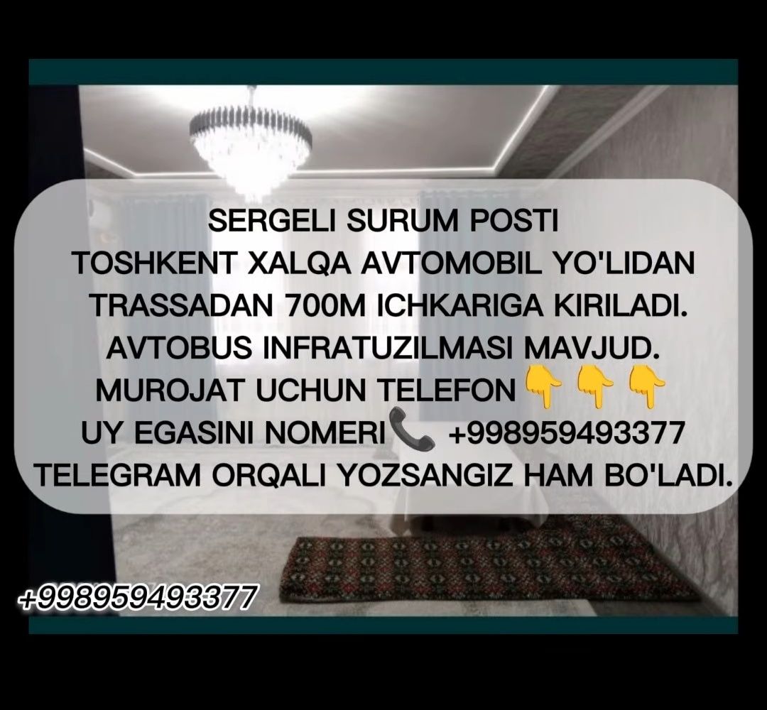 6 SOTIXLI KOTTEDJ (Namunali uy) sotiladi.