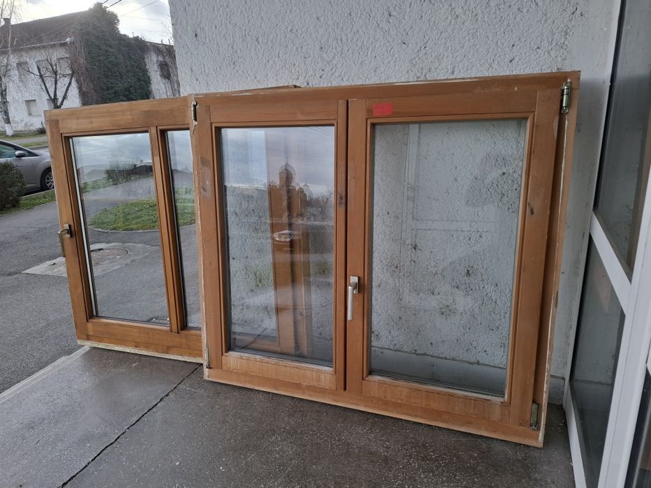 Geamuri termopan profil lemn oscilo (2 buc)