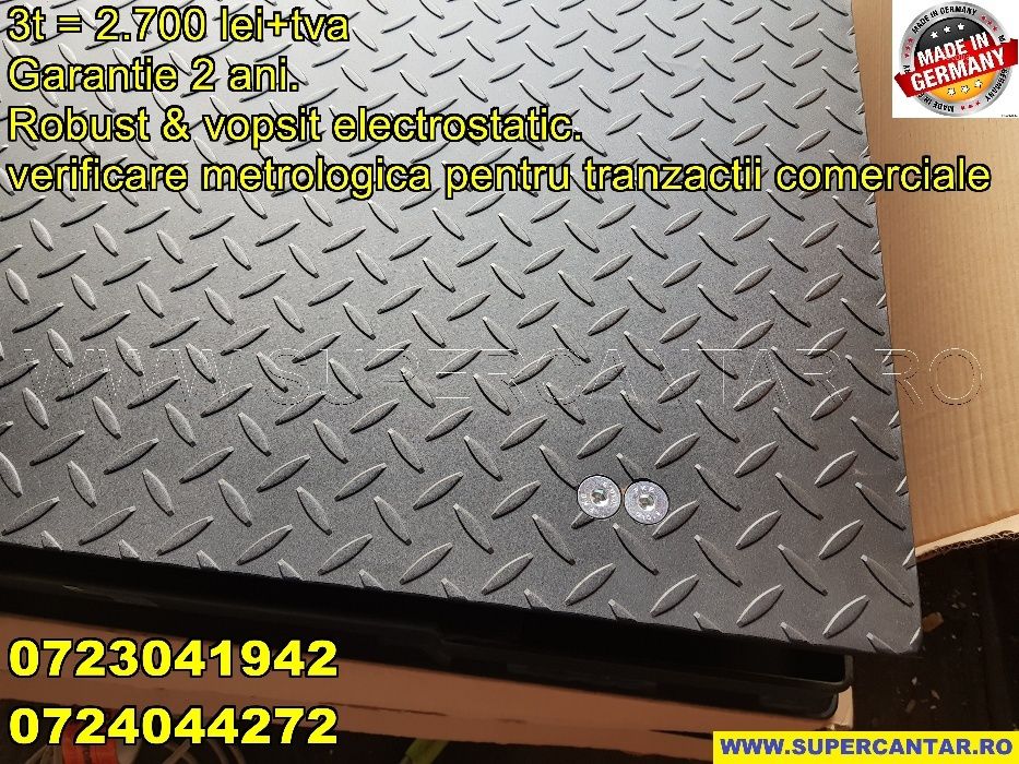 Cantar platforma 3t Omologat