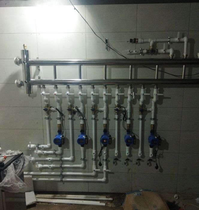 Гидроколлектор. Гедровлическая стрелка отопления. Распределитель