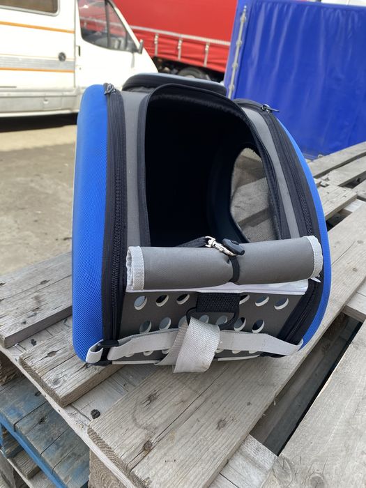 Cusca , cutie , rucsac transport pe roti pisica/caine