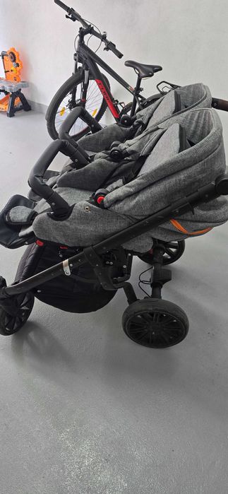 Количка за близнаци 2 в 1 Dorjan