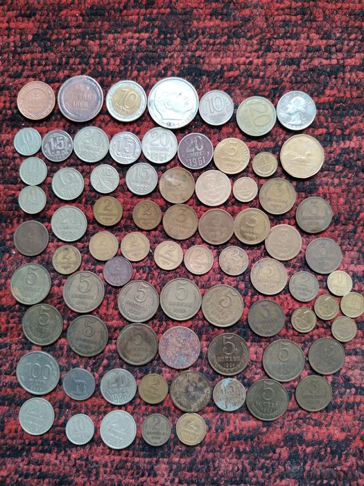 Монеты в СССР копейки разных годов