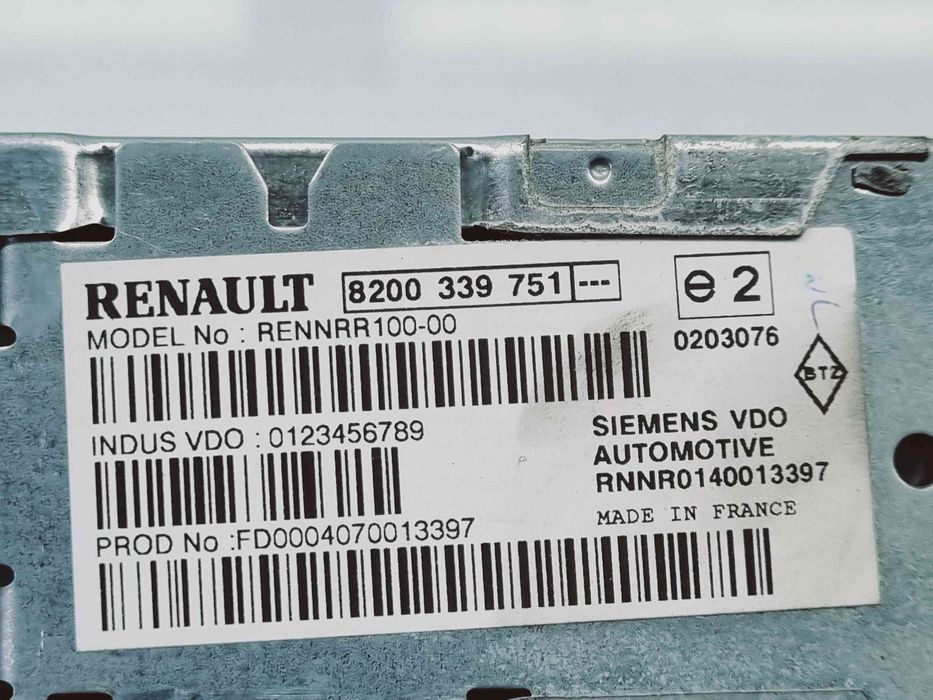 Radio CD cu navigatie Renault Laguna 2 [Fabr 2001-2007] 8200339751