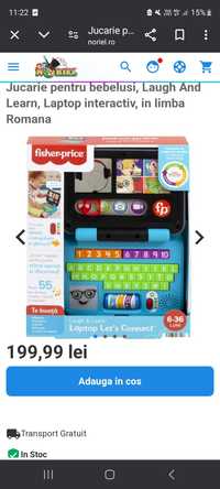 Laptop interactiv Fisher price lb engleza