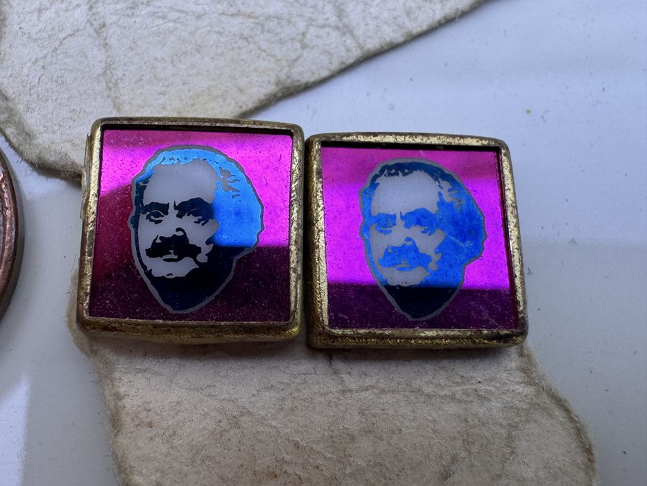 Огледални, мини портретни значки - Георги Димитров