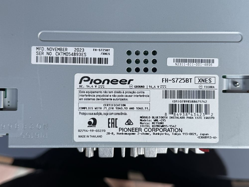 PIONEER Mafon 725 arginali