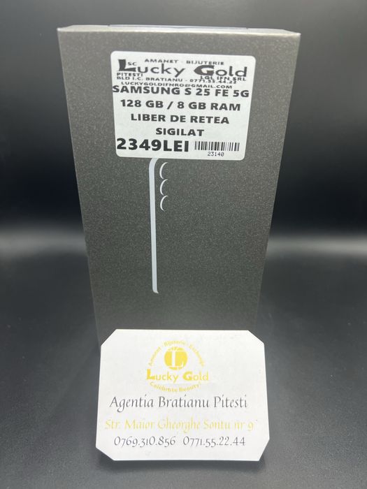 Samsung S 25 FE 128gb 8gb Ram SIGILAT Liber de retea cod prod 23140