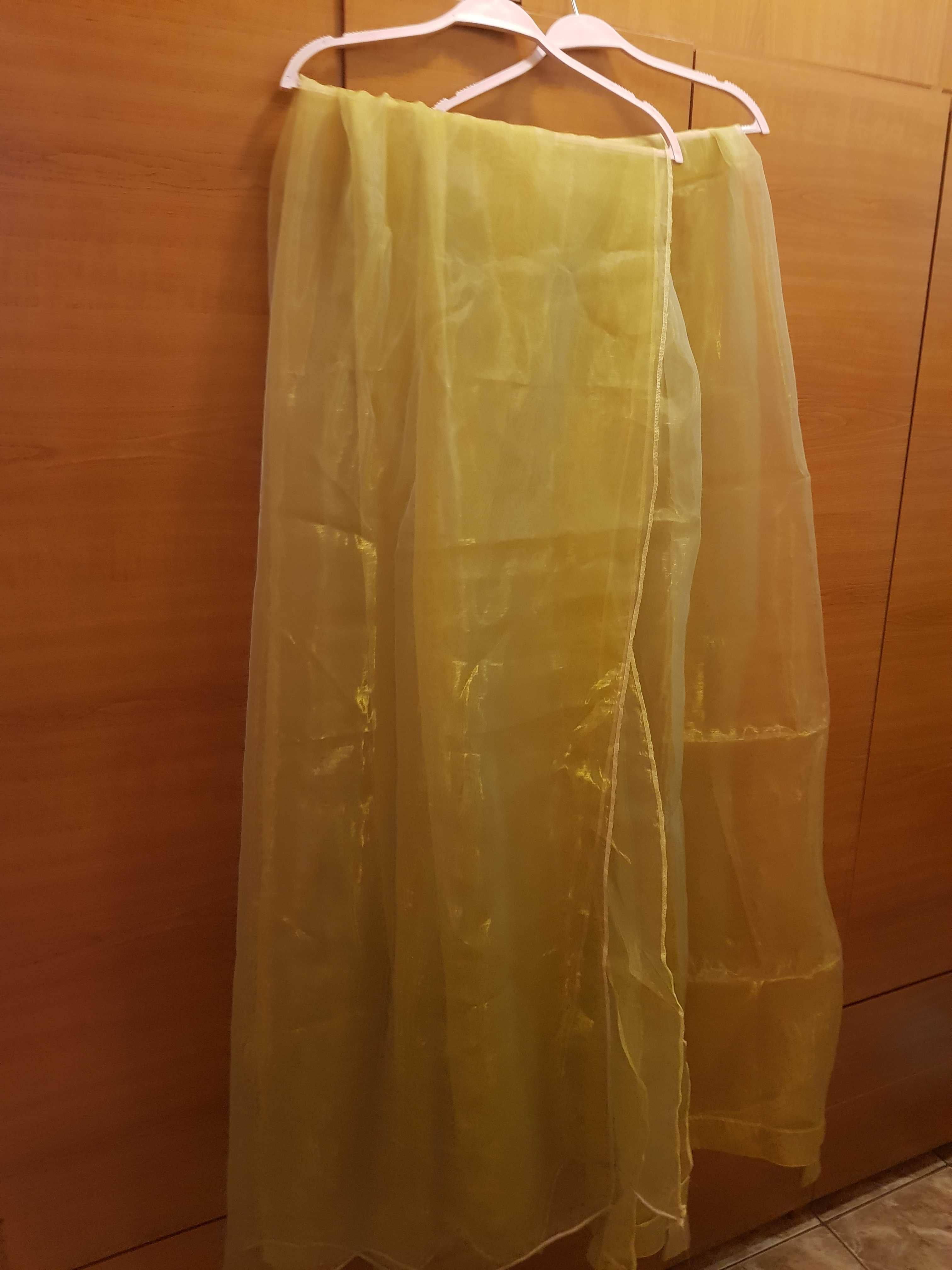 2 perdele organza sidef, 125/255 cm