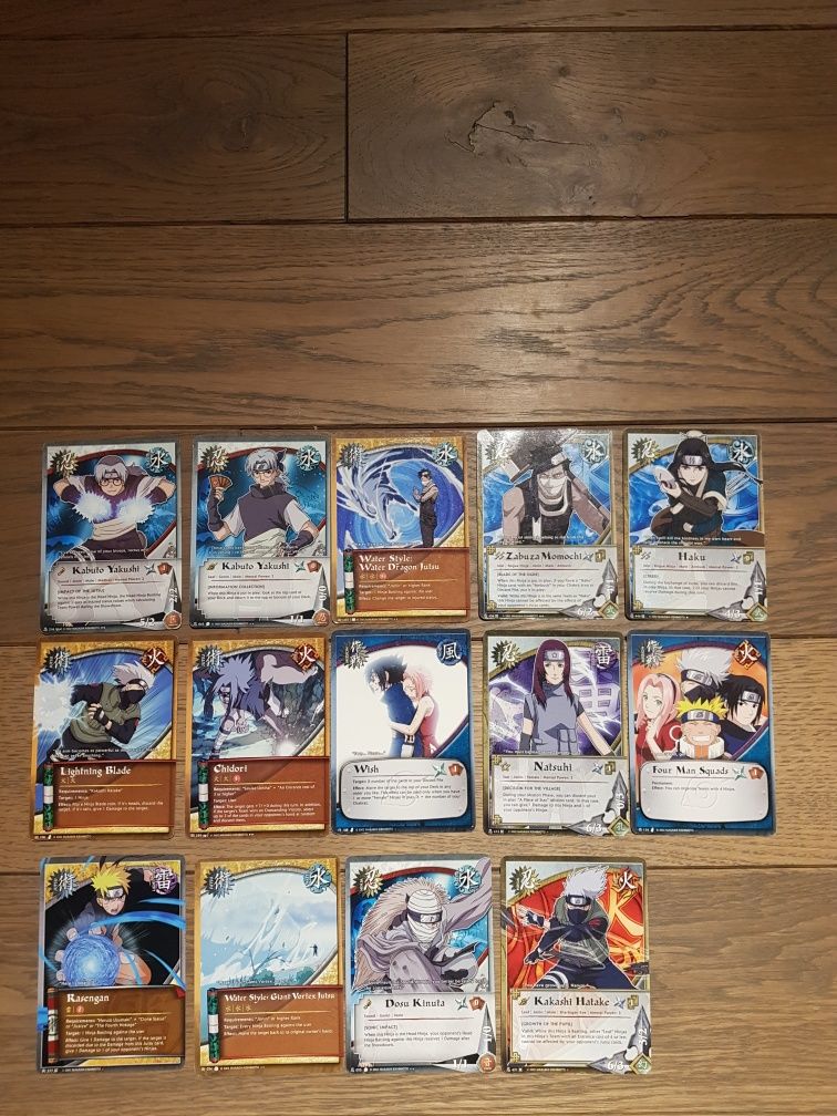 Naruto Collective Card Game: Rare, Uncommon and Common Cards