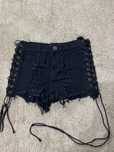 Pantaloni scurti jeans negru
